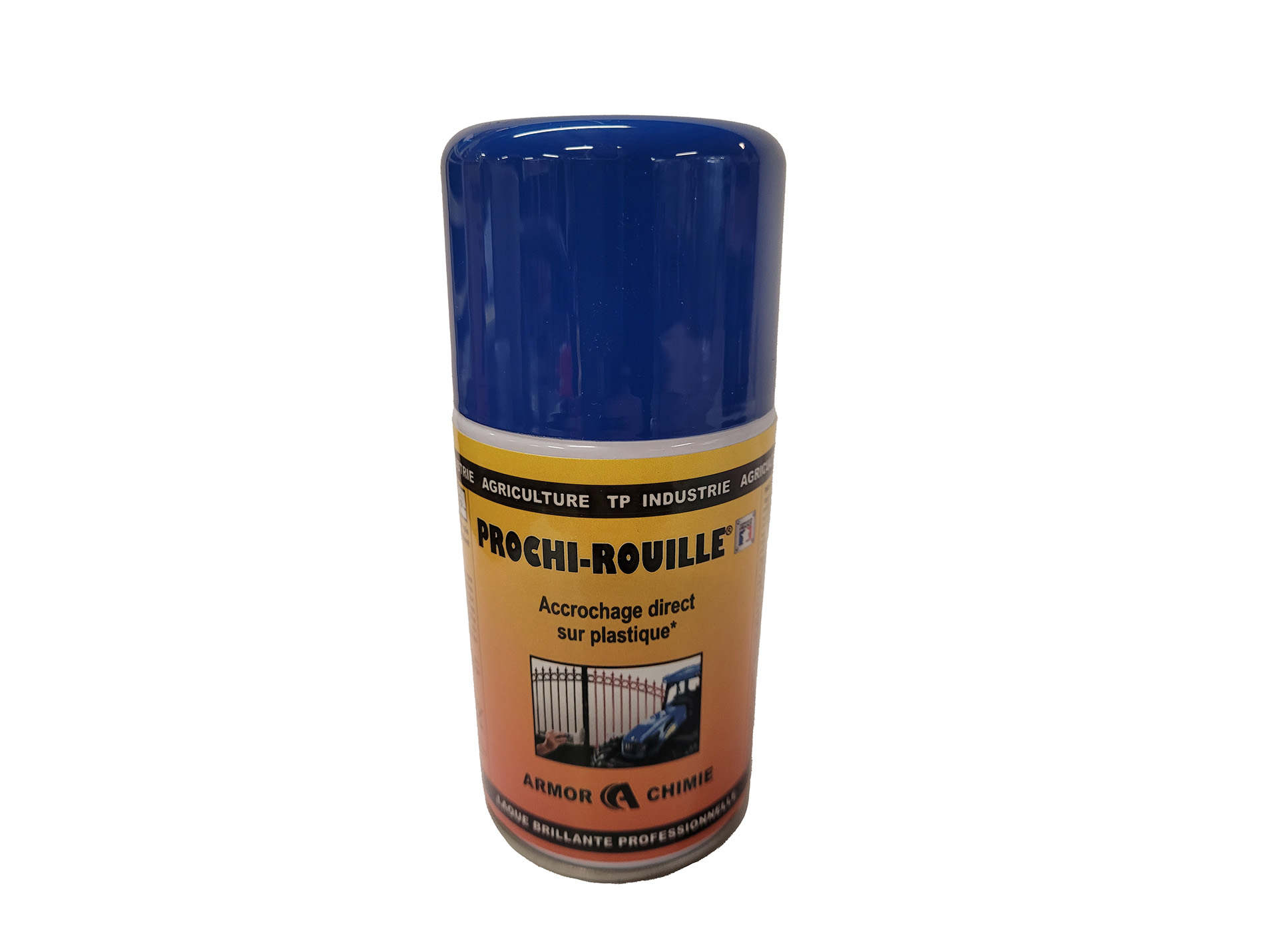 Peinture antirouille aérosol PROCHIROUILLE Bleu Iseki 349 250ml